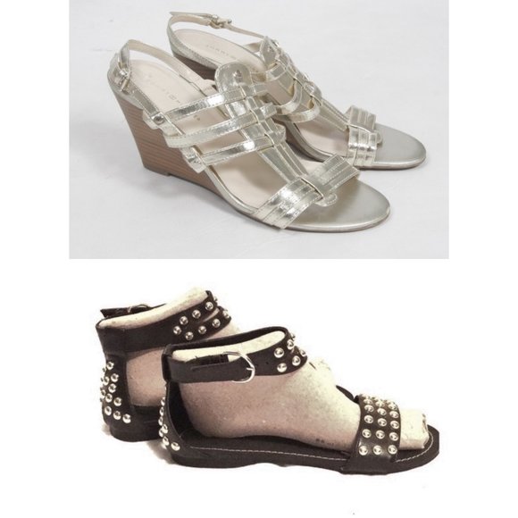 Lot of 2 Pair Sandals-Size 6 (Tommy Hilfiger/Expre - Picture 1 of 8